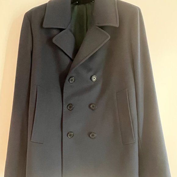 Paul Smith Wool-Cashmere Pea Coat - Picture 9 of 10